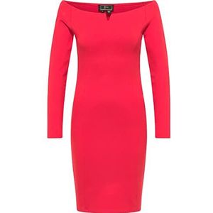 faina kokerjurk dames, rood, S, Rood