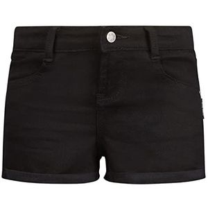 Retour denim de luxe Short Tiarra en denim noir pour fille, Jean noir, 5-6 ans