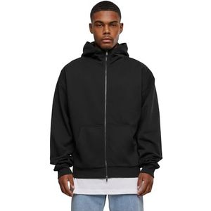 Urban Classics Sweat à capuche zippé à col haut pour homme, Noir, 3XL