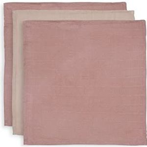 Jollein 437-848-65310 servetten set van 3, 31 x 31 cm, roze