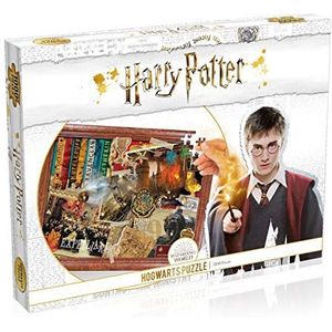 Winning Moves - Puzzel Harry Potter Poedlard, 1000 stukjes, gezelschapsspel