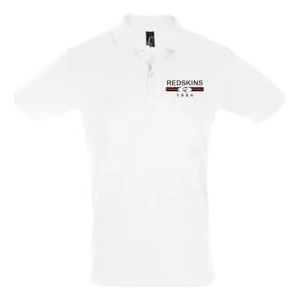 REDSKINS Junior T-shirt, poloshirt, kleding, kinderen, jongens, meisjes, poloshirt, uniseks, kinderen (1 stuk), Wit