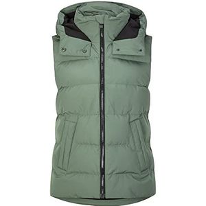 Ziener Tulja Dames Sport Vest Micro Down Warm Mode (1 stuk), Green Mud, 40