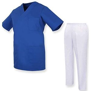 Misemiya - Ensemble Uniformes Unisexe Blouse - Uniforme Médical avec Haut et Pantalon - Ref.81782 - X-Small, Bleu