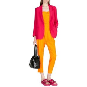 Sisley Trousers 484qlf00s Pantalon Orange 3z9 46 Femme, Orange 3z9, 44