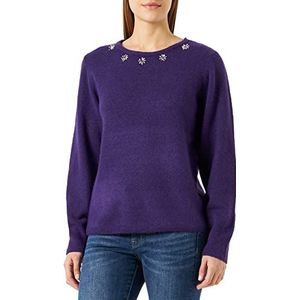 ICHI Ihmacon Ls5 damessweater, 1937501/Violet Indigo Melange