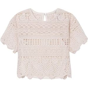 Pepe Jeans Noelle blouse meisje, Wit (schuim)