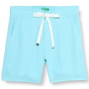 United Colors of Benetton Short Femme, Turquoise clair 1y9, XL
