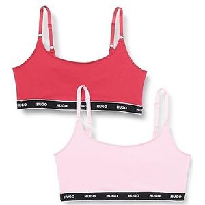 HUGO Bralette met dubbele strepen voor dames, Open Miscellaneous983.