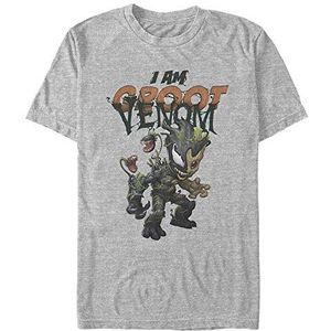 Marvel I Am Groot Venom Organic, Melange Grey, L, Melange Grey