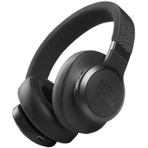 JBL Live 660NC draadloze over-ear hoofdtelefoon, Bluetooth-hoofdtelefoon met ruisonderdrukking en oproepen, tot 50 uur speeltijd, zwart