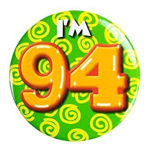 Paper Dreams Knob I'm 87 staal, 5,5 cm, geel/groen/oranje