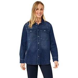 Cecil Jeansjack voor dames, Mid Blue Wash, S, Mid Blue Wash