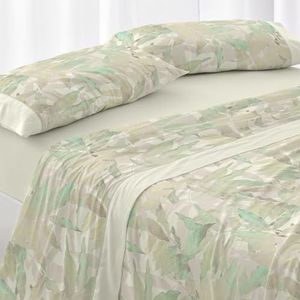 Burrito Blanco Parure de lit pour lit de 200 cm (+ dimensions disponibles) Motif 044, couleur olive (200 x 200 cm)