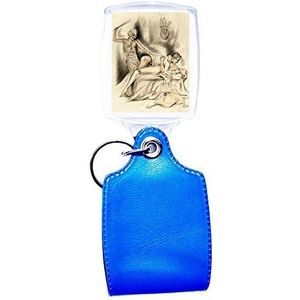 Capricci Italiani 7.43721E+12 sleutelhanger, blauw, 45 x 35 mm