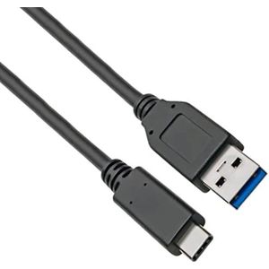 PremiumCord USB-C naar USB 3.0 Aansluitkabel 3m, SuperSpeed Data Kabel tot 10Gb/s, Verbinding tot 3A, USB 3.1 Generatie 2 Type-C aansluitingen, Kleur Zwart, Lengte 3m