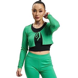 ONLY Onlella L/S Cardigan court en tricot JRS pour femme, vert kelly, L