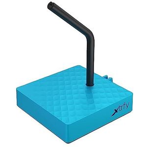 Xtrfy Muisspanner B4 voor gemakkelijker spelen, zachte siliconen arm, stabiele basis, antislip rubberen bodem, compact en praktisch - Miami blauw