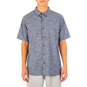 Hurley M Hrly OAO 2.0 Top SS T-shirt voor heren, zwart.