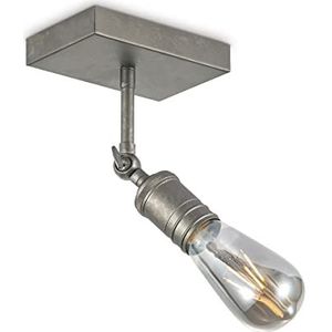 HSH 1-lichts Spy LED wandspot draaibaar met GU10 5W LED lamp dimbaar vintage stijl 3000K warm wit