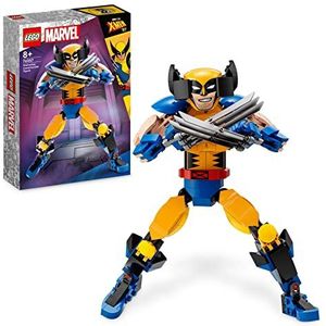 LEGO 76257 Marvel Wolverine's figuur, X-Men set met 6 klauwelementen, bouwspeelgoed, verzameling van iconische superhelden om te verzamelen