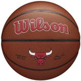 Wilson Basketbal TEAM ALLIANCE, CHICAGO BULLS, Indoor/Outdoor, Gemengd leer, Maat: 7