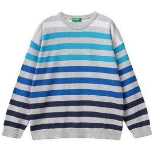 United Colors of Benetton Shirt G/C M/L 1036q106j Sweater Kinderen en Tieners (1 stuk), Grijs gemêleerd medium 501