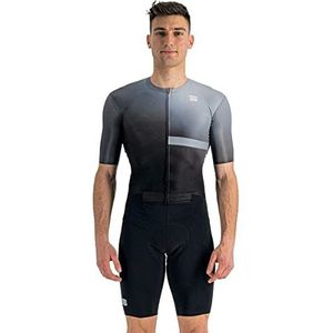 SPORTFUL 1122028 BOMBER SUIT Herenfietsbody Black Ice Grey L