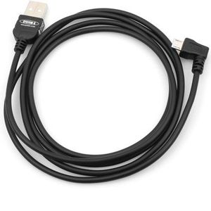 System-S USB-kabel 90° gebogen voor Samsung S7560 S4 Zoom Galaxy Express S4 Mini Active ATIV S