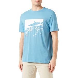 BOSS Te_ Sea_Horse T-Shirt Homme, Open Blue486, S