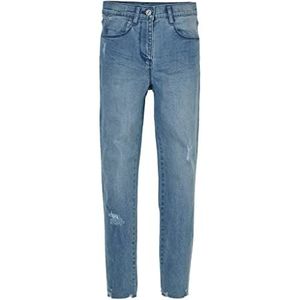 s.Oliver Lange broek Skinny Suri, Blue Stretched Den, 170 cm jongens, Blauw uitgerekt