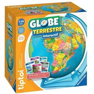 Ravensburger - tiptoi® - Interactief spel - Interactieve wereldbol - Player apart verkrijgbaar - Elektronisch educatief spel zonder scherm - Vanaf 7 jaar - Franse versie - 00 191