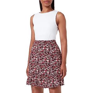 Vila Vicelina Apa Hw Short Skirt/Su/Pb minirok voor dames, Beet Red/Aop: Apa