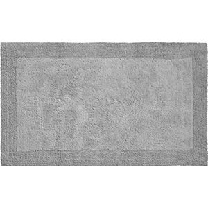 Grund Luxor Badmat, organisch katoen, grijs, 80 x 150 cm