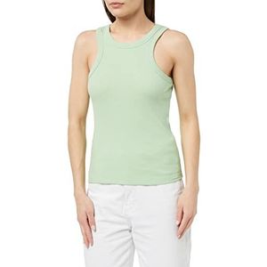 Noisy may Nmmaya S/L Halter Neck Top Noos Damestop (2 stuks), Quiet Green