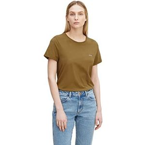 TOM TAILOR t-shirt dames, 28866 - olijfgroen