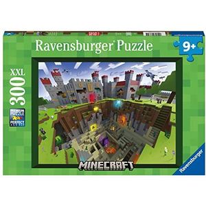 Puzzel Minecraft Cutaway - 300 XXL Stukjes (Leeftijd 9+)