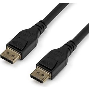 StarTech.com Vesa gecertificeerde DisplayPort 1.4-kabel, 8K 60Hz HBR3 HDR monitorkabel, Super UHD DisplayPort naar DisplayPort monitorkabel, Slim 4K 120Hz DP 1.4, DP M/M-stekker (DP14MM5M)
