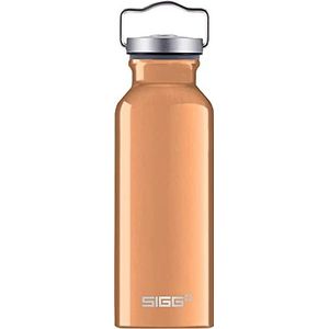 SIGG Originele herbruikbare fles koper (0,5 l), luchtdichte fles zonder schadelijke stoffen, ultralichte aluminium fles, schroefsluiting