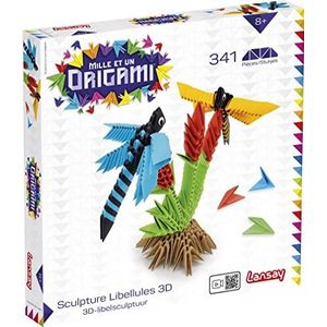 Mille et Un Origami Libellensculptuur 3D – handmatige activiteiten – vanaf 8 jaar – Lansay