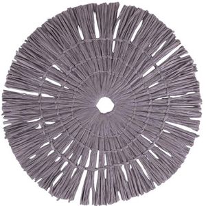 Villa d'Este Home Tivoli Set van 6 placemats rond gevlochten 38 cm papier Classic Monday