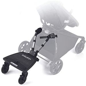 Be Cool Universeel platform voor kinderwagen en stoel, licht, antislip, voor gebruik vanaf 1,5 jaar tot 20 kg, kleur: zwart