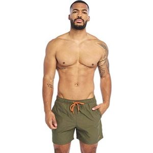 Alpha Industries Basic zwemshorts voor heren, Donker olijfgroen