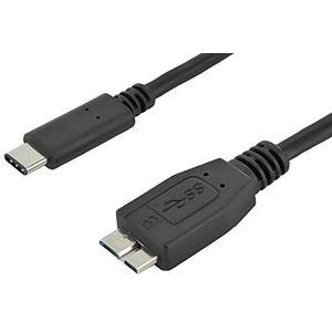 PremiumCord USB 3.1-kabel (USB 3.1-stekker naar stekker, USB 3.0, Micro-B/stekker, 0,6 m)