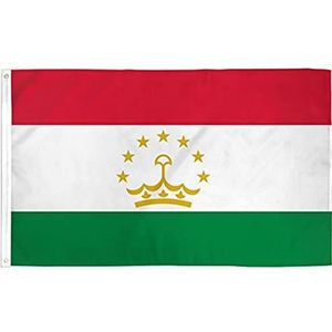 AZ FLAG Vlag Tadzjikistan 150 x 90 cm - vlag Tadjikik, 90 x 150 cm, polyester, licht