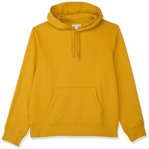 Amazon Essentials Heren fleece hoodie (verkrijgbaar in grote maat), goud, L