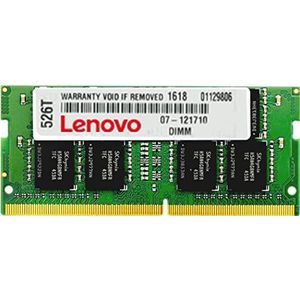 Lenovo 4X70J67436 DDR4 RAM werkgeheugen voor S400z / S500z / ThinkCentre M700 (Tiny), 16 GB, SO-DIMM 260 Pin, 2133 MHz, PC4-17000, 1,2 V, zonder tampon, N. on-ECC M. meerkleurig