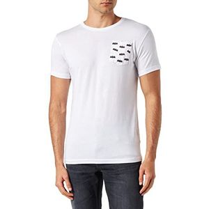 FRENCHCOOL 1988 T- Shirt Blanc Batman Homme, Blanc, L
