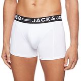 JACK & JONES Jacsense Trunks Noos Boxershorts voor heren, 1 stuks, Wit