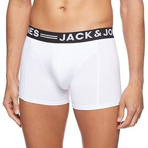 JACK & JONES Jacsense Trunks Noos Boxershorts voor heren, 1 stuk, Wit